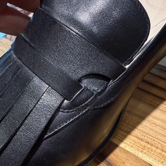 Cole Haan Dark Leather Slip-Ons - Picture 6 of 12